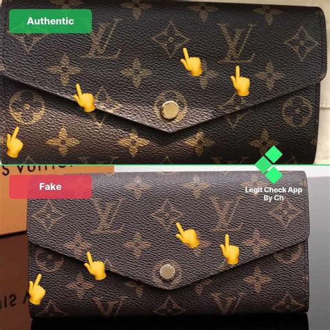 how do you know a louis vuitton wallet is real|authentic louis vuitton women wallet.